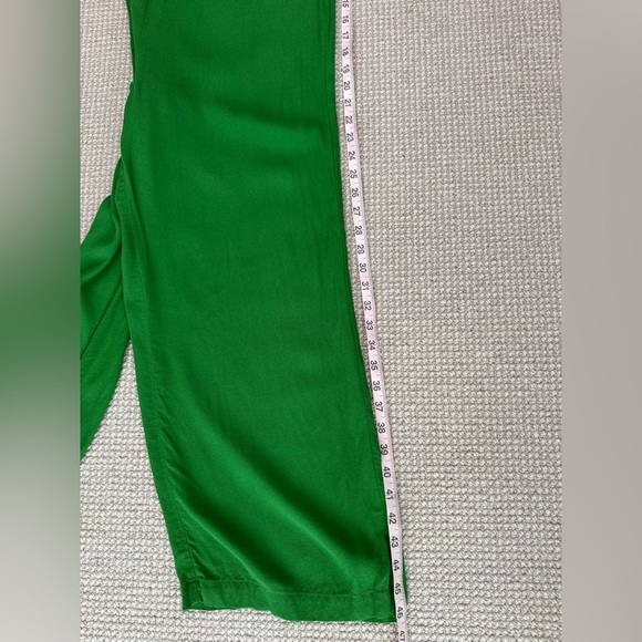 Reformation Alva palm green jumpsuit size 12 - Picture 6 of 14